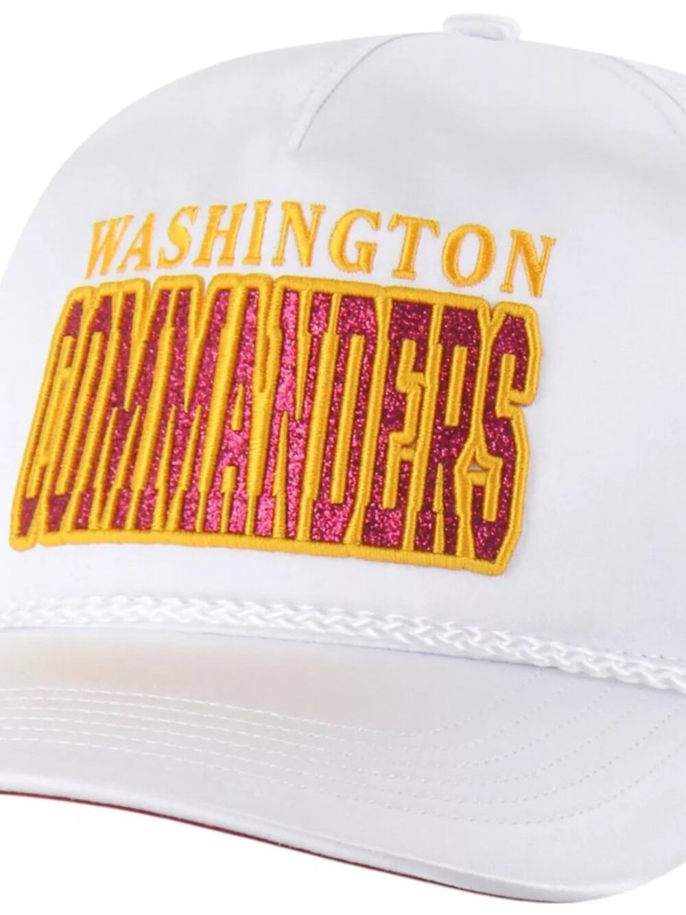 '47 Women's Washington Commanders White Outspoken Hitch Adjustable Hat - Picture 4 of 10